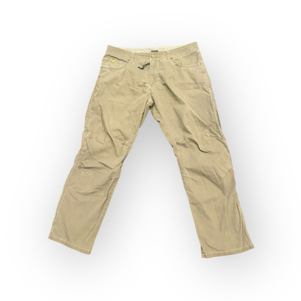 KÜHL Mens Revolvr Vintage Patina Dye Pants Men’s 38x32 Hiking Outdoor Khaki